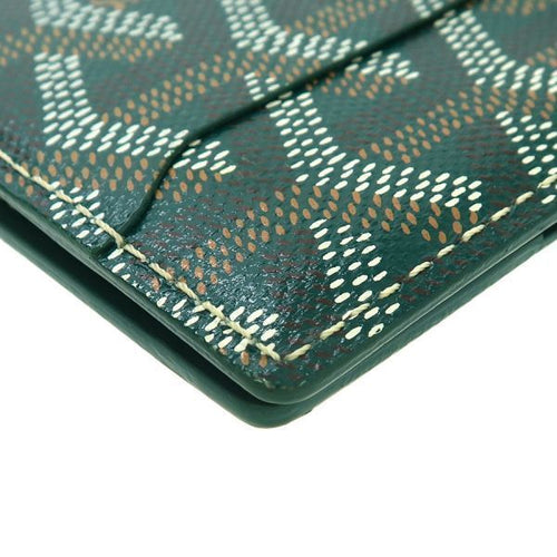 goyard card holder interior details