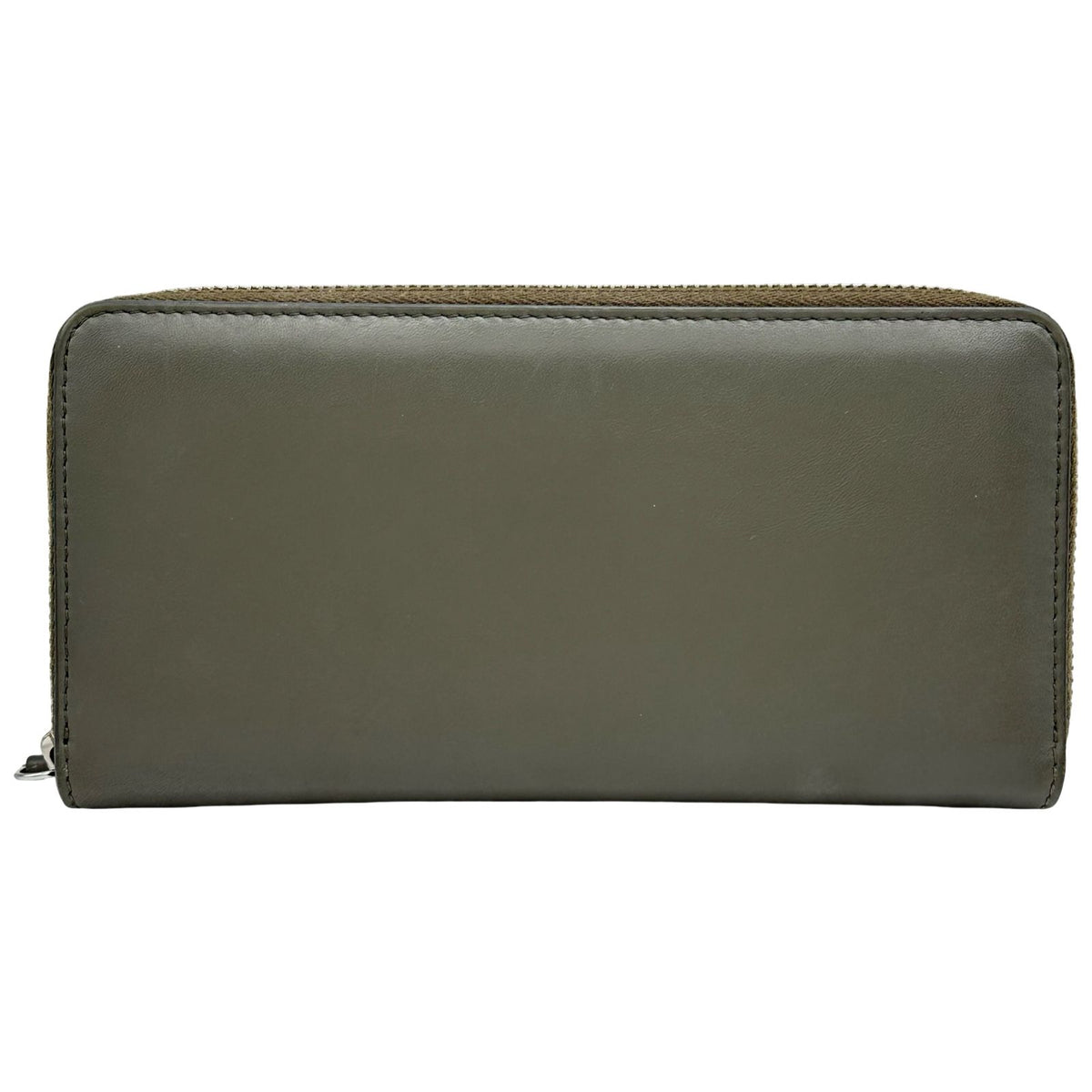 maison margiela s56i0110 grey wallet rear view