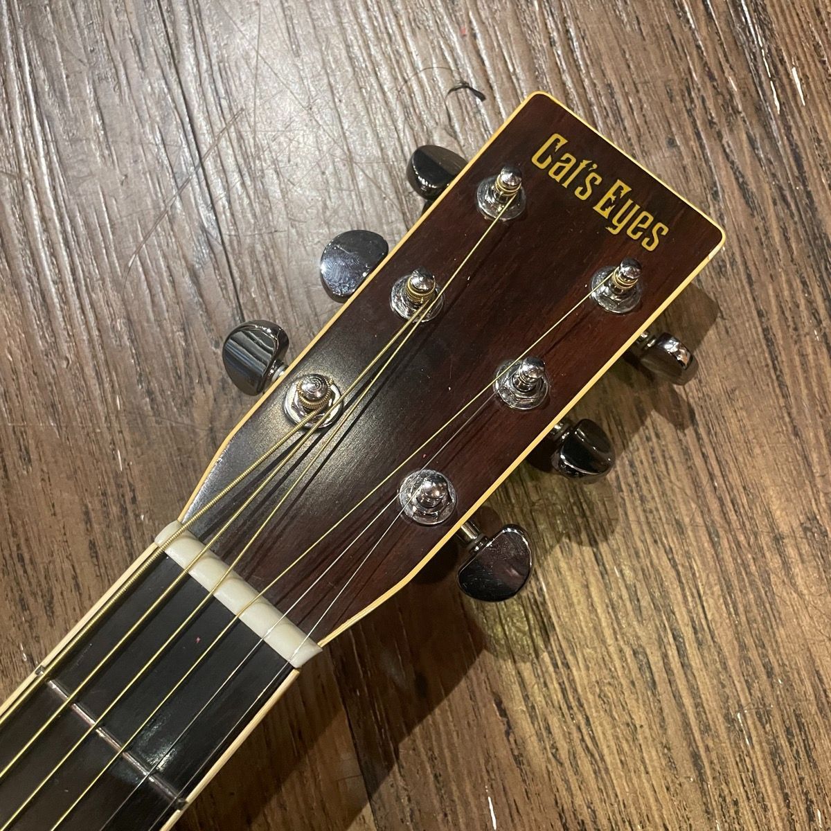 tokai ce-250 acoustic guitar side view