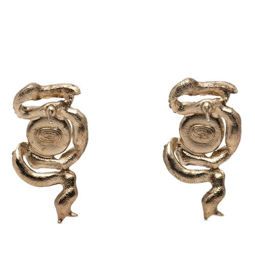 chanel earrings front view