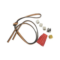 Loewe Keychain – Gold / Red