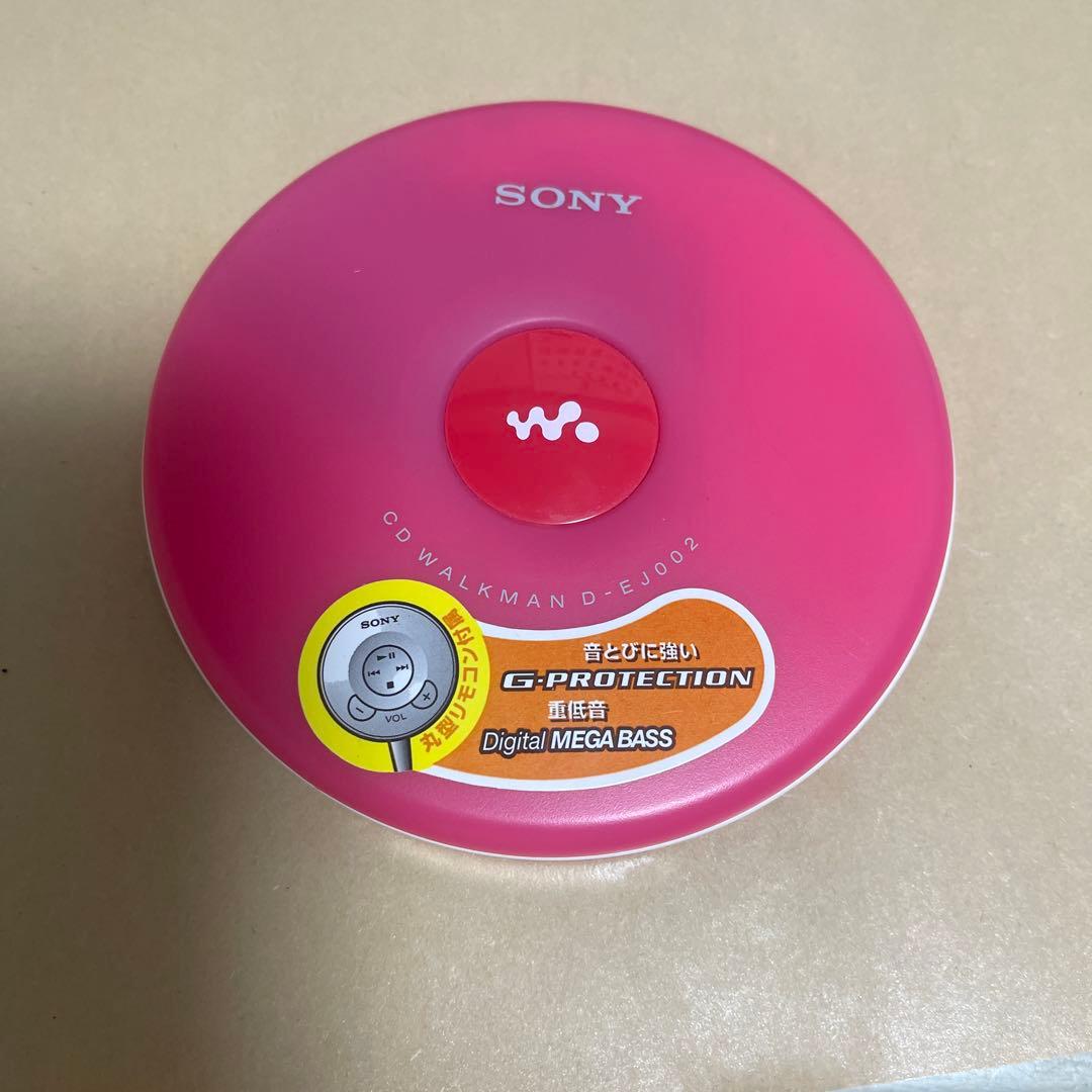 Sony D-EJ002 Portable CD Player – Pink