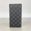 louis vuitton n62665 grey wallet interior details