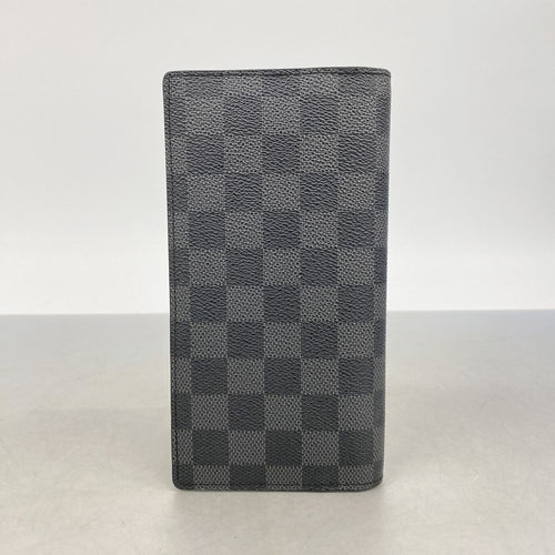 louis vuitton n62665 grey wallet interior details