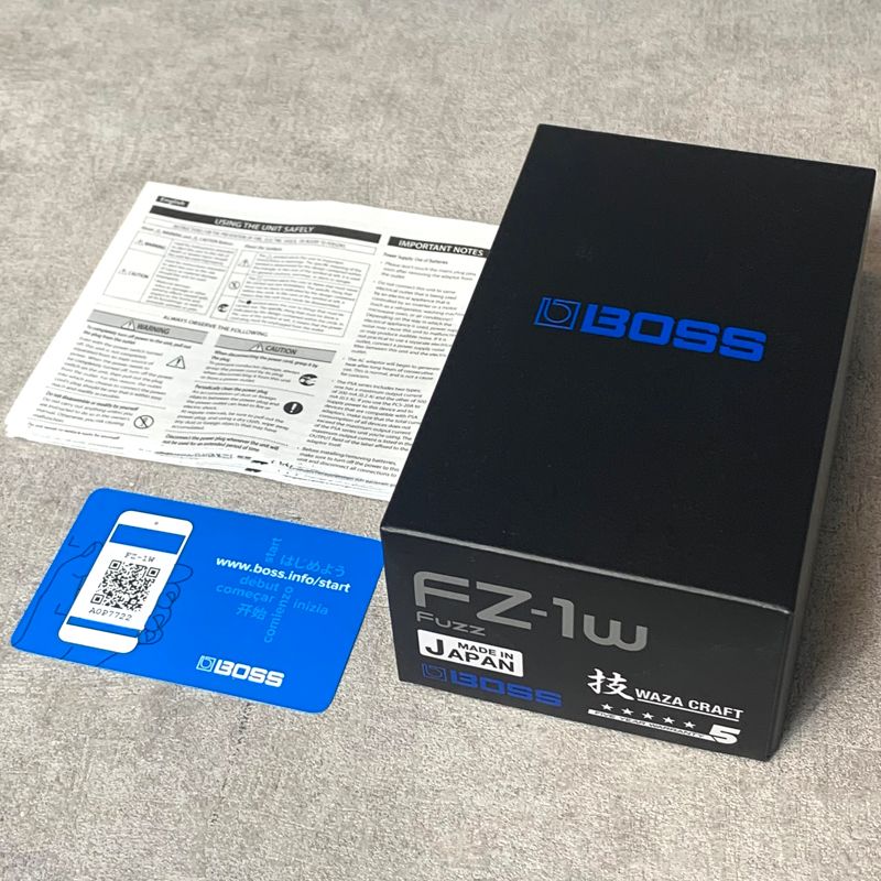 boss fz-1w grey guitar effector functional details