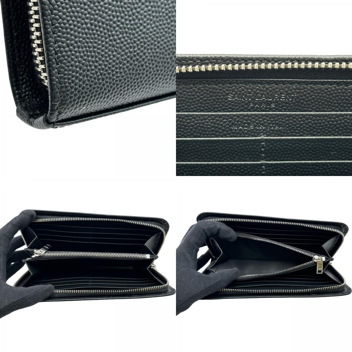 saint laurent wallet markings and labels
