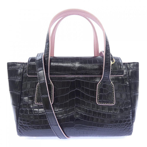 pink handbag rear view