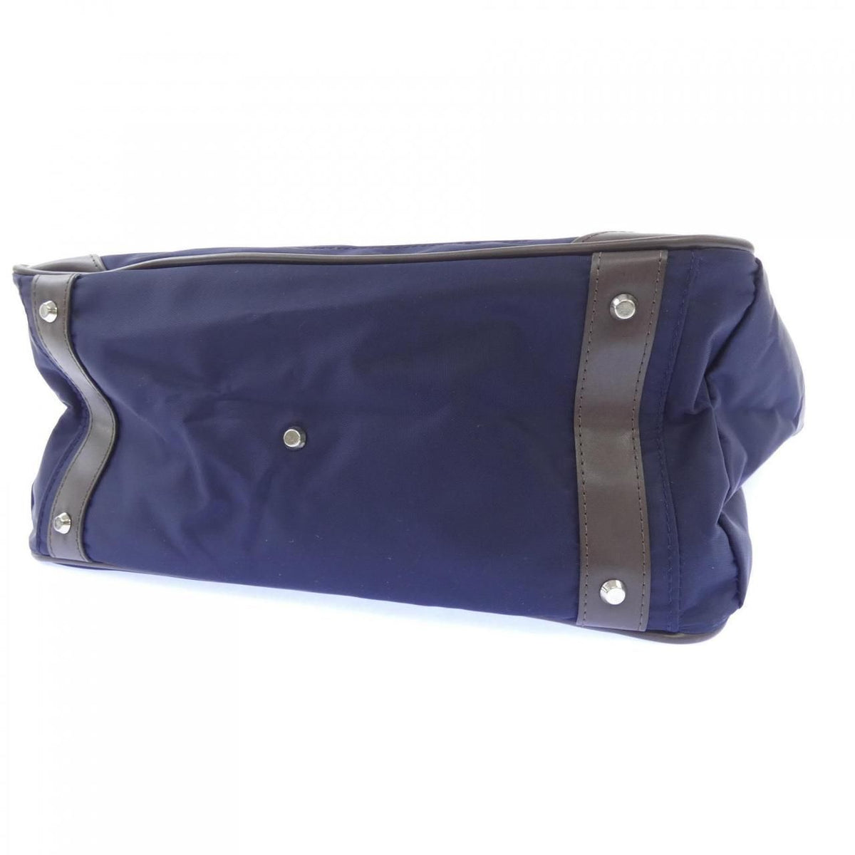 ace. navy handbag side view