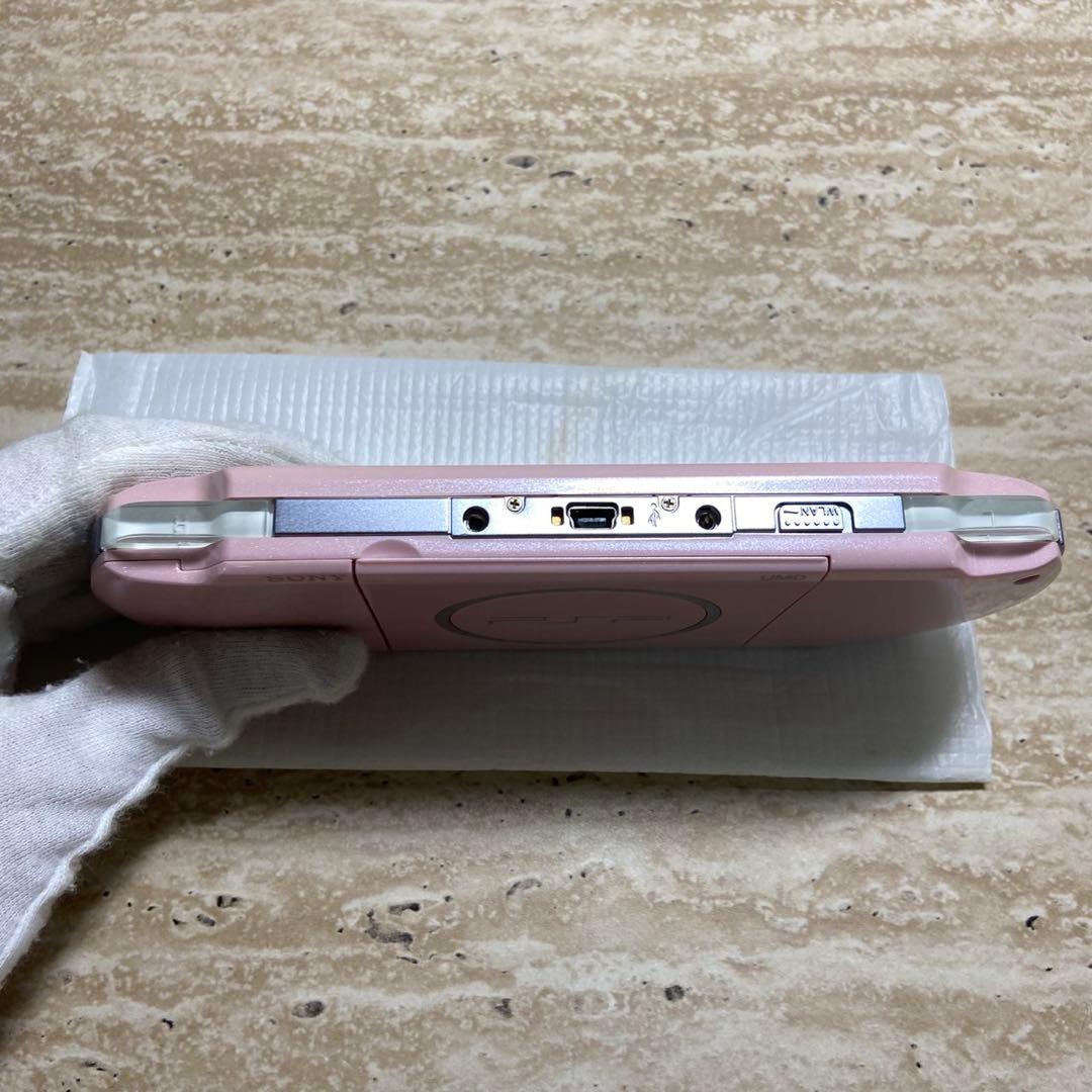 sony psp-3000 pink handheld console markings and labels