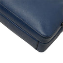 prada navy shoulder bag side view