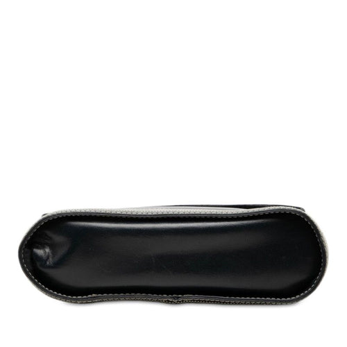 saint laurent navy shoulder bag rear view