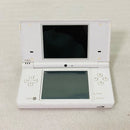 nintendo twl-001 white handheld console front view