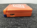 nintendo ags-001 orange handheld console interior details
