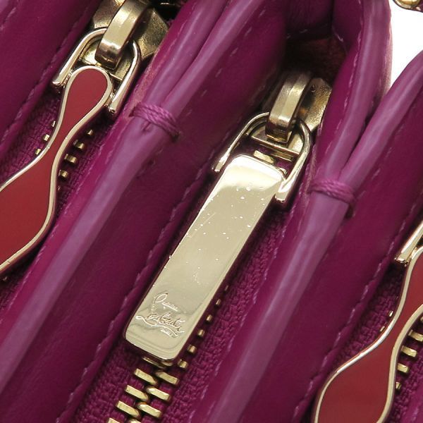 christian louboutin shoulder bag interior details