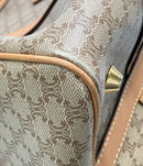celine beige handbag functional details