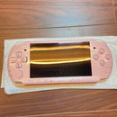 sony psp-3000 pink handheld console rear view