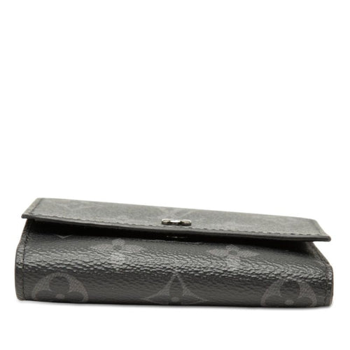louis vuitton m12598 grey wallet rear view