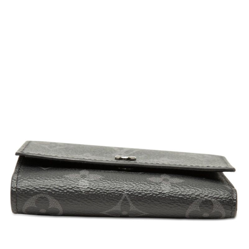 louis vuitton m12598 grey wallet rear view