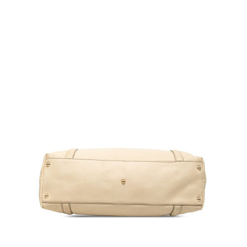 gucci beige tote bag rear view