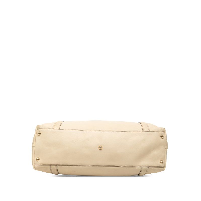 gucci beige tote bag rear view