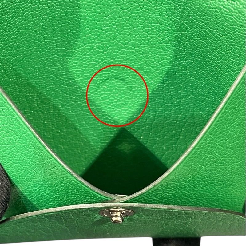 hermes coin purse interior details