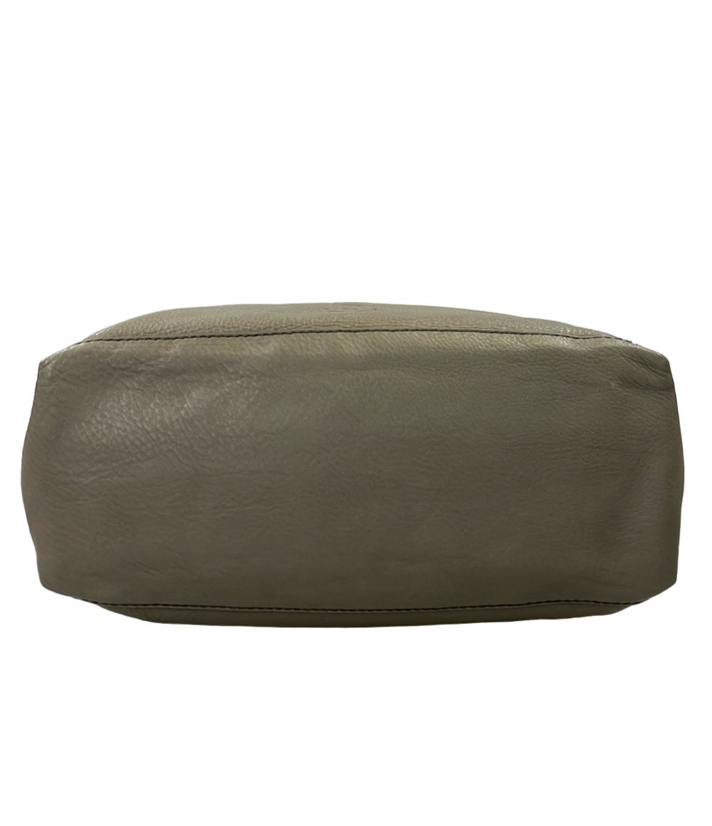 hirofu grey shoulder bag side view