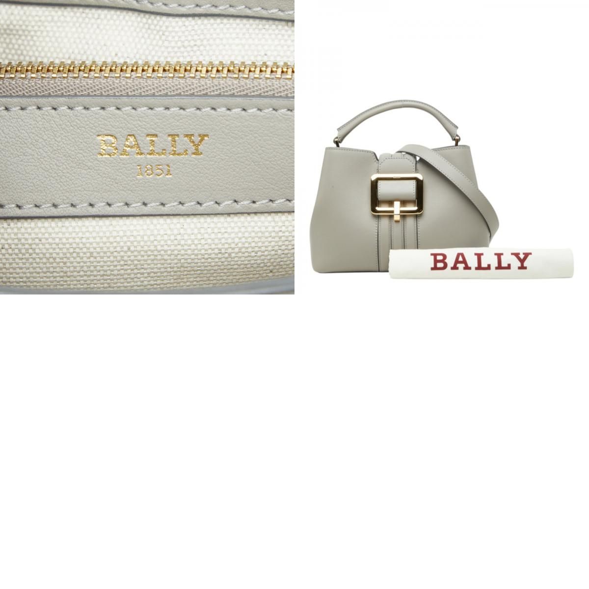 bally grey handbag markings and labels