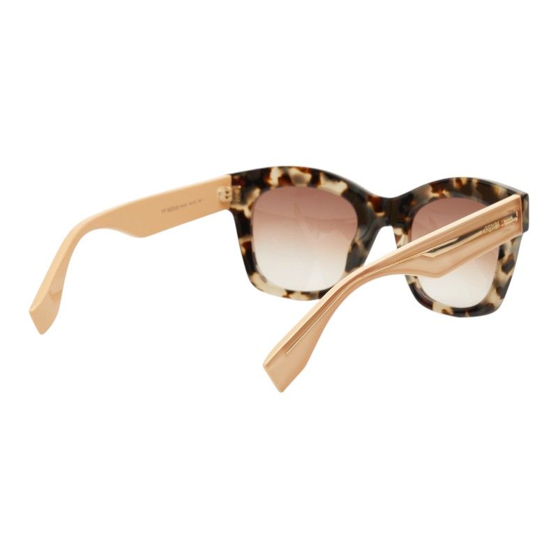 fendi ff0025s beige eyewear rear view