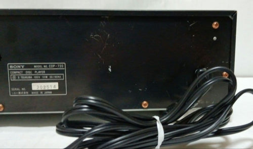 Sony Cd Sacd Player Cdp-720