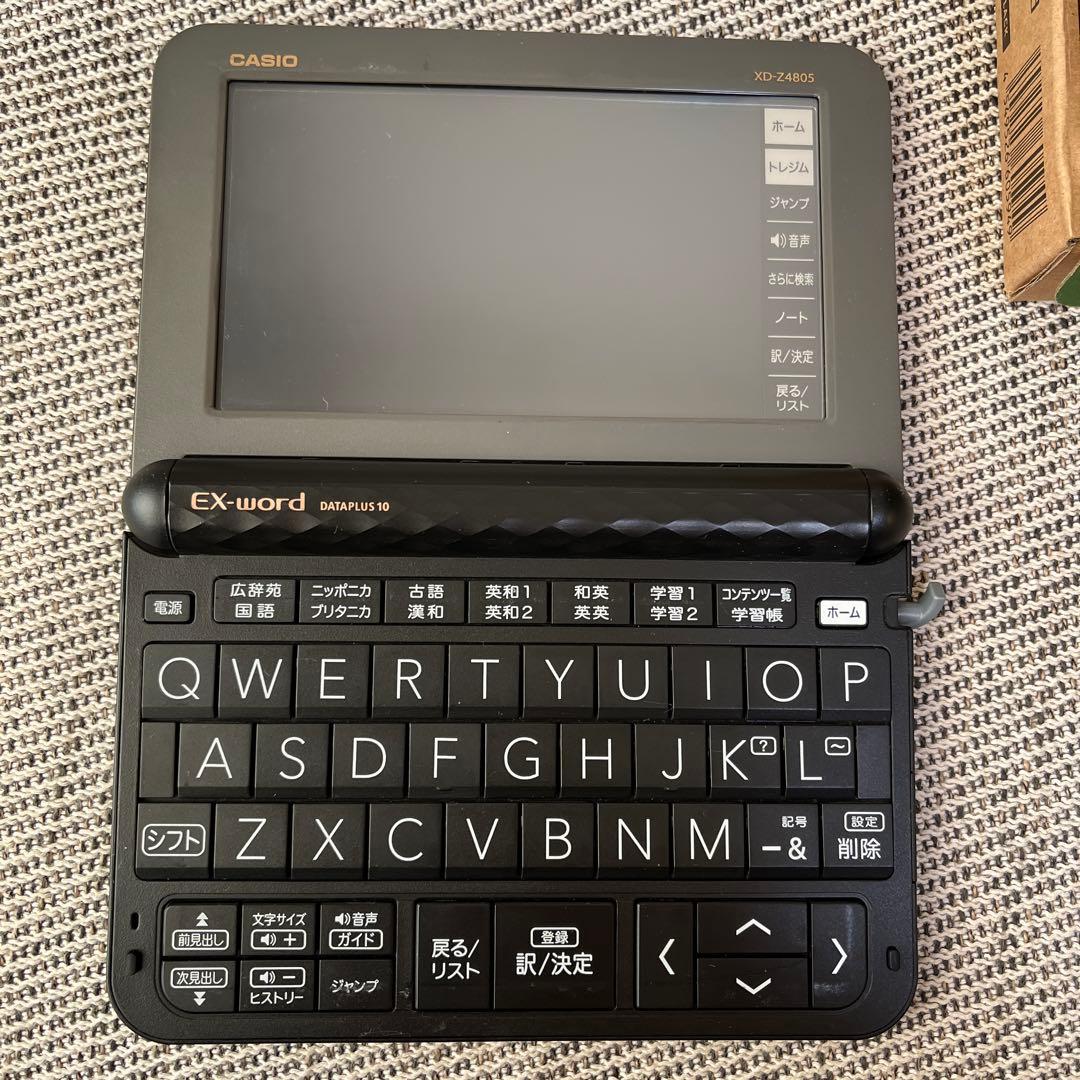 Casio Electronic Dictionary Ex-Word Dataplus10 Xd-Z4805Bk