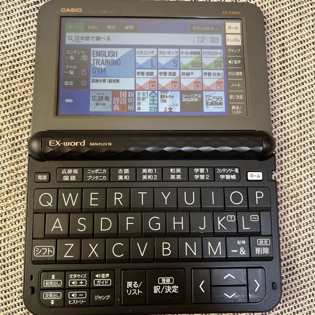 Casio Electronic Dictionary Ex-Word Dataplus10 Xd-Z4805Bk